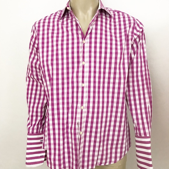 Paul Smith Other - Paul Smith purple checkered shirt size 16.5